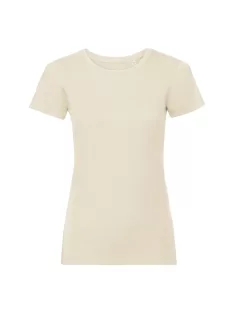   Russel AUTHENTIC ECO NATURAL organikus női környakas póló
