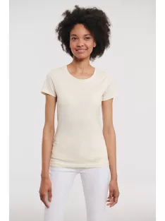   Russel AUTHENTIC ECO NATURAL organikus női környakas póló