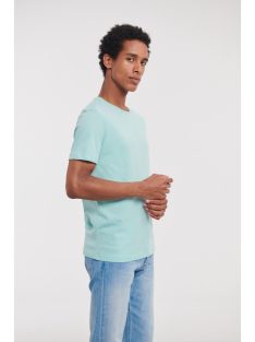Russel AUTHENTIC ECO AQUA organikus férfi környakas póló