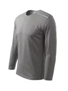 Malfini LONG SLEEVE DARK GRAY hosszúujjú férfi póló