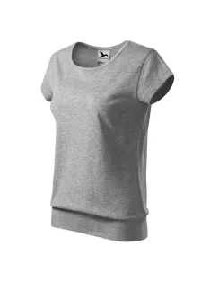 Malfini CITY DARK GRAY környakas női póló