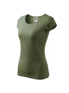 Malfini PURE KHAKI környakas női póló