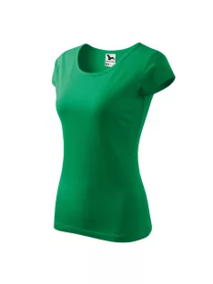Malfini PURE KELLY GREEN környakas női póló