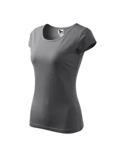 Malfini PURE STEEL GRAY környakas női póló
