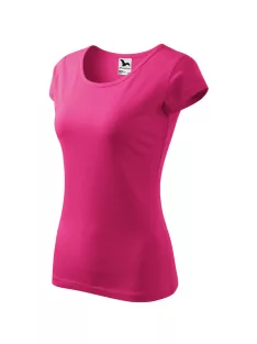 Malfini PURE MAGENTA környakas női póló