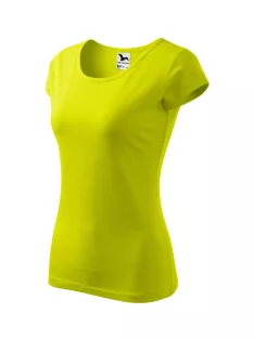 Malfini PURE LIME környakas női póló