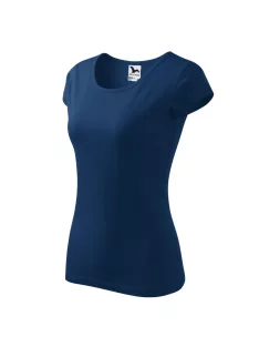 Malfini PURE MIDNIGHT BLUE környakas női póló