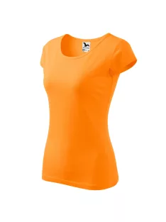 Malfini PURE TANGERINE környakas női póló