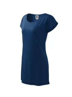 Malfini LOVE MIDNIGHT BLUE környakas női póló