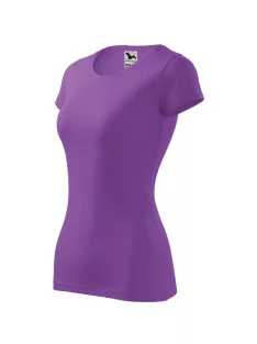 Malfini GLANCE PURPLE környakas női póló