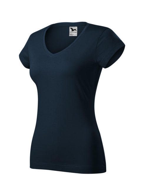 Malfini SLIM FIT V-NECK NAVY v-nyakú női póló