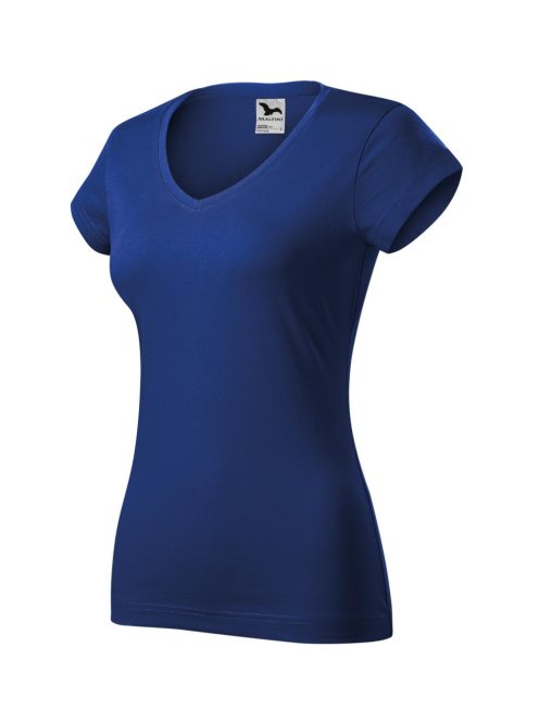 Malfini SLIM FIT V-NECK ROYAL v-nyakú női póló