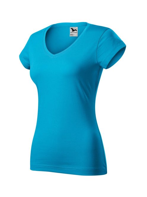 Malfini SLIM FIT V-NECK ATOLL v-nyakú női póló