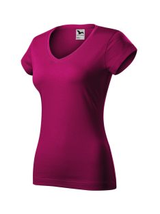 Malfini SLIM FIT V-NECK FUCHSIA v-nyakú női póló