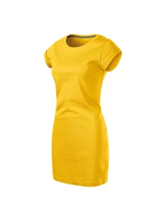 Malfini FREEDOM YELLOW rövidujjú női ruha