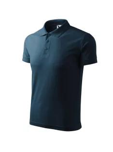 Malfini PIQUE NAVY galléros férfi póló