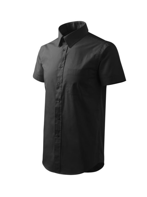 Malfini CHIC BLACK rövidujjú férfi ing