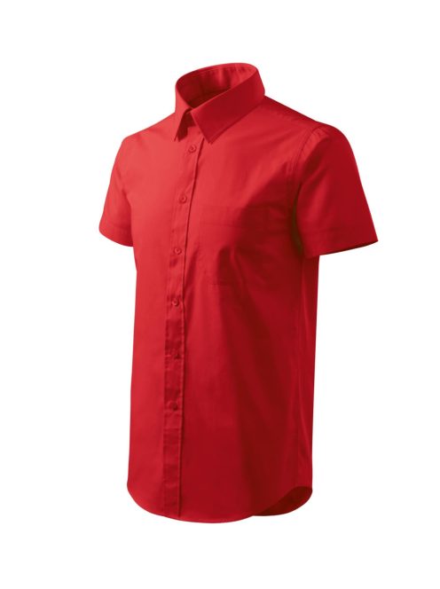 Malfini CHIC RED rövidujjú férfi ing