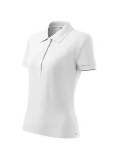 Malfini COTTON WHITE galléros női póló