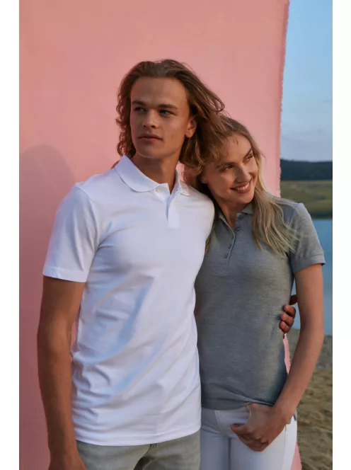 Malfini COTTON TANGERINE galléros női póló