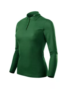 Malfini PIQUE POLO BOTTLE GREEN hosszúujjú női póló