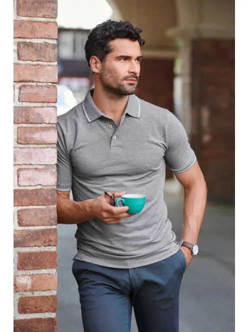 Malfini PERFECTION NAVY galléros férfi póló