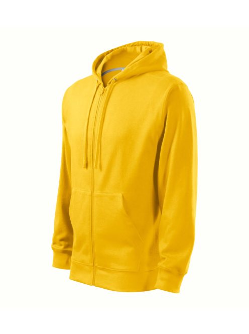 Malfini TRENDY ZIPPER YELLOW zippzáros férfi pulóver