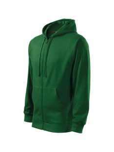   Malfini TRENDY ZIPPER BOTTLE GREEN zippzáros férfi pulóver