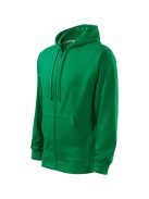 Malfini TRENDY ZIPPER KELLY GREEN zippzáros férfi pulóver