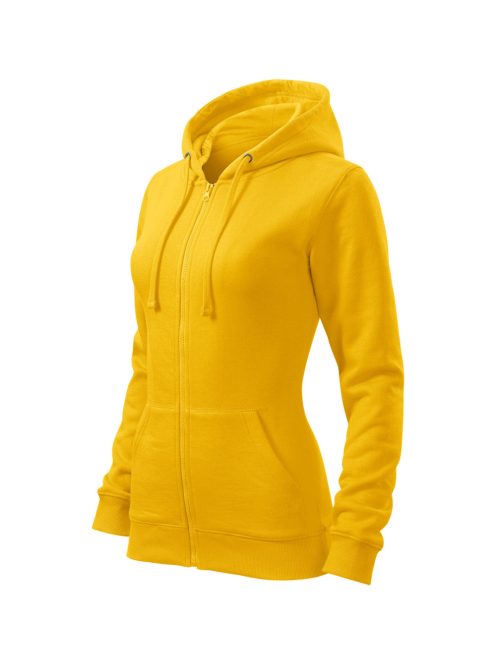 Malfini TRENDY ZIPPER YELLOW zippzáros női pulóver