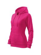 Malfini TRENDY ZIPPER MAGENTA zippzáros női pulóver