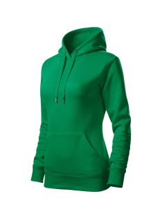 Malfini CAPE KELLY GREEN kapucnis női pulóver
