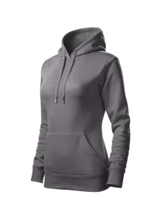 Malfini CAPE STEEL GRAY kapucnis női pulóver