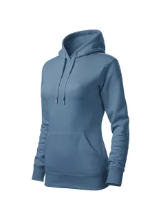 Malfini CAPE DENIM  kapucnis női pulóver