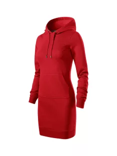 Malfini SNAP RED  kapucnis női pulóver