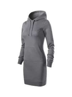 Malfini SNAP STEEL GRAY kapucnis női pulóver