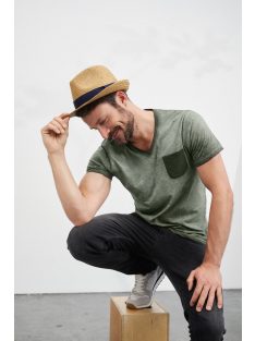 James & Nicholson SLUB DENIM v-nyakú férfi póló