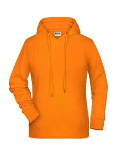 James & Nicholson CLASSIC ORANGE kapucnis női pulóver