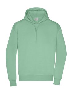 James & Nicholson ORGANIC JADEGREEN kapucnis férfi pulóver