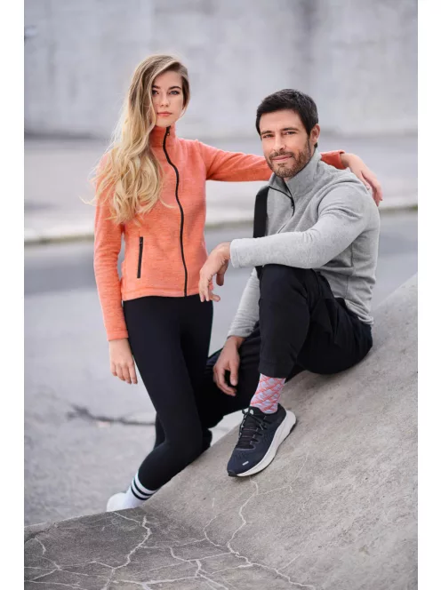 Malfini SHIFT BLACK MELANGE  polár férfi pulóver