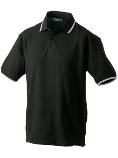   James & Nicholson TIPPING BLACKSILVER férfi galléros póló