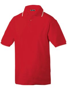 James & Nicholson TIPPING REDWHITE férfi galléros póló