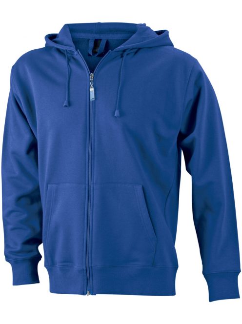 James & Nicholson HOODED ROYAL férfi kapucnis cipzáras pulóver