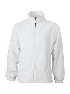 James & Nicholson FLEECE WHITE gyerek polár pulóver