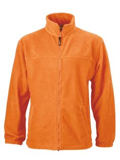 James & Nicholson FLEECE ORANGE férfi polár pulóver