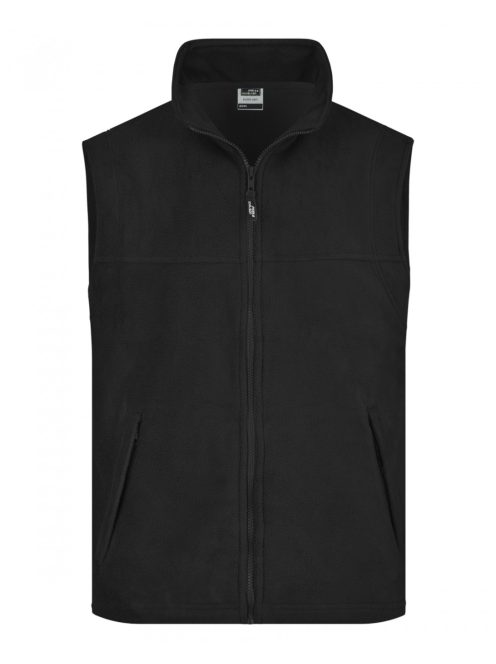 James & Nicholson FLEECE BLACK férfi polár mellény