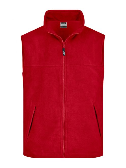 James & Nicholson FLEECE RED férfi polár mellény