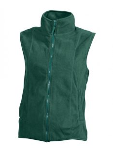   James & Nicholson MICROFLEECE DARKGREEN gyerek polár mellény