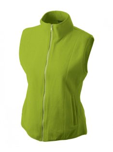   James & Nicholson MICROFLEECE LIMEGREEN gyerek polár mellény