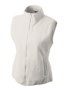   James & Nicholson MICROFLEECE OFFWHITE gyerek polár mellény